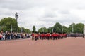 Changing the Guard Ceremony in London Royalty Free Stock Photo