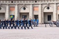 Changing the guard of honour. Stockholm. Sweden
