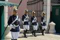 Changing of Guard in Lisbon, Portugal Royalty Free Stock Photo