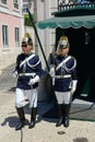 Changing of Guard in Lisbon, Portugal Royalty Free Stock Photo