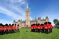 Changing of the guard in Ottawa, Canada Royalty Free Stock Photo