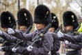 Changing the Guard parade, London Royalty Free Stock Photo