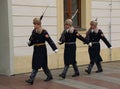 Changing of the guard at Prague Castle