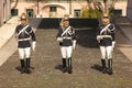 Changing the guard. Presidential Palace. Lisbon. Portugal Royalty Free Stock Photo