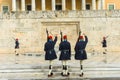 Changing Guard Tomb Unknown Soldier Athens Greece