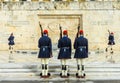 Changing Guard Tomb Unknown Soldier Sodiers Athens Greece