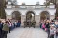 Changing the guard at the Tomb of Unknown Soldier in Warsaw