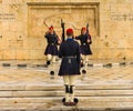 Changing Guard Tomb Unknown Soldier Athens Greece