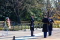 Changing of the Guard at Tomb of Unknown Solider Royalty Free Stock Photo