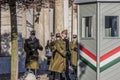 Changing of Guards in Buda Castle in Budapest