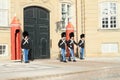 Changing guards Royalty Free Stock Photo