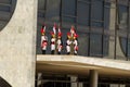 Changing of the guards at the Palace.