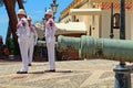 Changing guards at the palace, Monaco-ville, Monaco