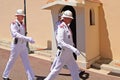 Changing guards at the palace, Monaco-ville, Monaco