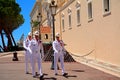 Changing guards at the palace, Monaco-ville, Monaco Royalty Free Stock Photo