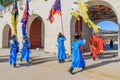 Changing guards performance at Gyeongbokgung Palace