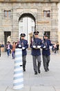 Changing guards Royalty Free Stock Photo