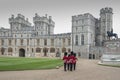 Changing of the guards at Windsor Castle, the residence of the British Royal Family at Windsor in the English county of Berkshire Royalty Free Stock Photo