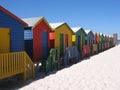 Changing huts at Muizenberg