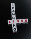 Changing lives Royalty Free Stock Photo