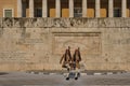 Changing of the presidential guard Evzones, Syntagma square, Athens Royalty Free Stock Photo