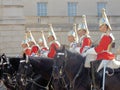 Changing The Queen`s Life Guard, Horse Guards Parade, London, Royalty Free Stock Photo
