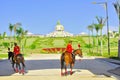 Changing of royal guard at national palace Royalty Free Stock Photo