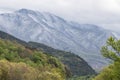 Changing seasons in the Great Smoky Mountains. Royalty Free Stock Photo