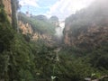 The Changjiang River precipice bridge