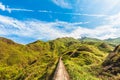 changren waste flues ruins in jinguashi, taipei, taiwan Royalty Free Stock Photo