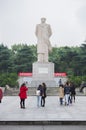 Statue of Mao Zedong at Hunan University, Changsha, China Royalty Free Stock Photo