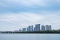 Changsha cityscape and xiangjiang river