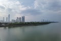 Changsha skyline by Xiangjiang River, Hunan, China