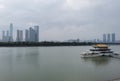 Changsha skyline by Xiangjiang River, Hunan, China