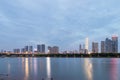 Changsha skyline in nightfall