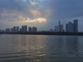 Changsha skyline by Xiangjiang River, Hunan, China