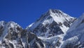 Changtse, mountain in Tibet seen from Kala Patthar Royalty Free Stock Photo