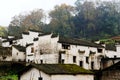 Changxi village ,the Huizhou style ancient village in China Royalty Free Stock Photo