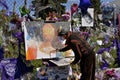 Painter memorializes the PRINCE