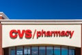 CVS Pharmacy Retail Stores Exterior and Logo Royalty Free Stock Photo