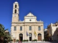 Chania cathedral dedicated to Panagia Trimartyri Royalty Free Stock Photo