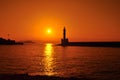 Chania harbor Royalty Free Stock Photo