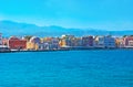 The Chania port, Crete, Greece