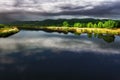 Channel Danube-Tisa-Danube in Serbia Royalty Free Stock Photo