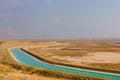 Channel in the Dead Sea