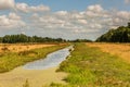 Geer polder nature reserve near the village of Nieuwveen Royalty Free Stock Photo