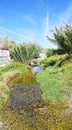 channel or Riera de la Bisbal in El Vendrell, Tarragona