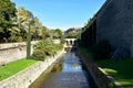 Channel running through Palma de Mallorca, Spain Royalty Free Stock Photo