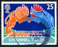 Channel Tunnel UK Postage Stamp