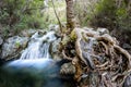 Chantara falls in the troodos mountains 3 Royalty Free Stock Photo